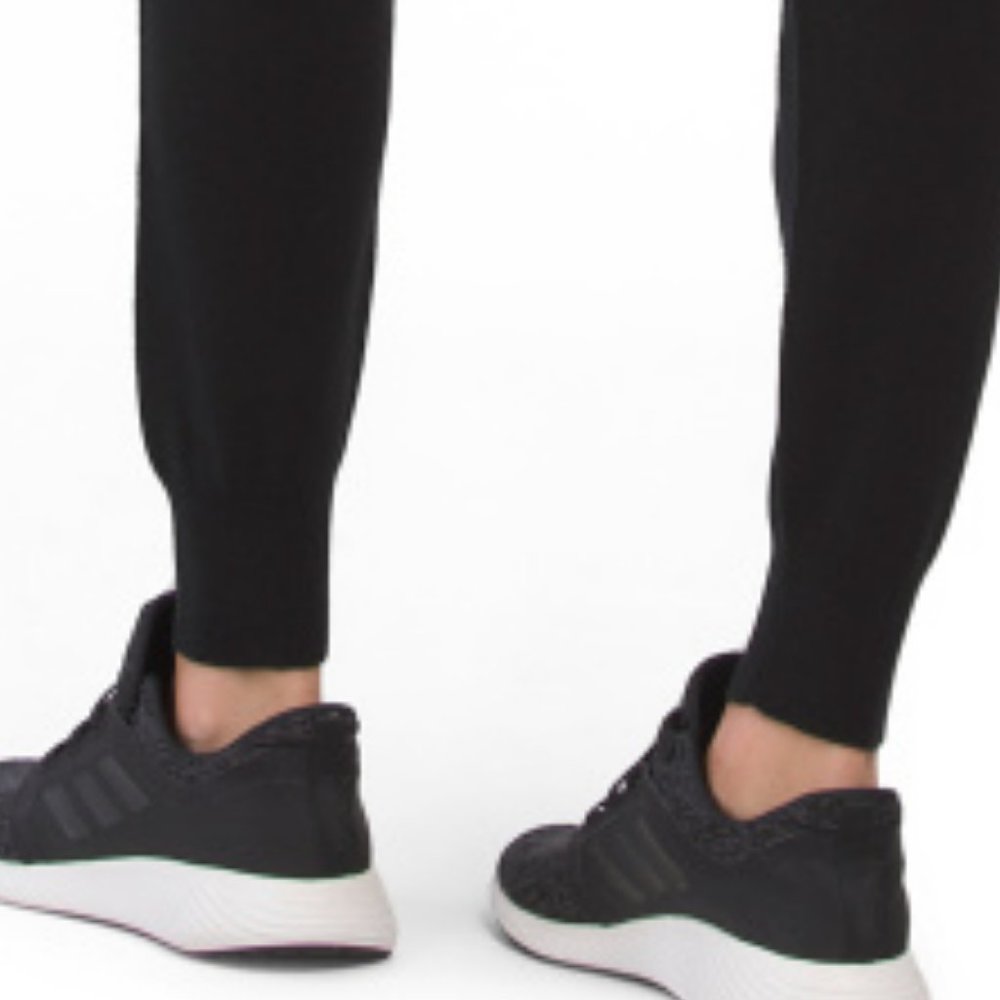 NWT TAHARI Light Heather black Cashmere Joggers 863mo - Picture 4 of 4